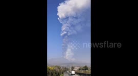 Italy: Mount Etna Spews Huge Smoke Plume After New Eruption 3