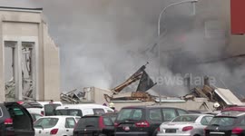 Large fire destroys commercial building in Hinwil, Switzerland