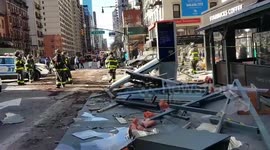 Car accident in Manhattan leaves swath of destruction in wake, including 2 injured children