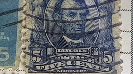 Abraham Lincoln 5 Cent USA Stamp