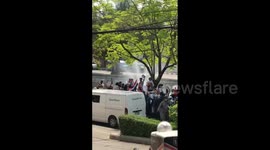 Thailand: Protest In Chiang Mai Against Myanmar Military Coup