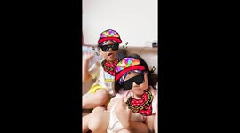 Very cute rapper siblings