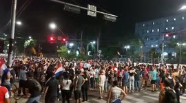 Protesters clash with police in Paraguay over country's handling of pandemic