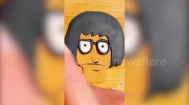 TikTok chef bakes impressive Tina Belcher cookie from hit show 'Bob's Burgers'