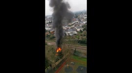 Fire in Enfield.