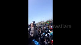 Huge crowd gather outside court in Dakar as Senegal opposition leader released on bail