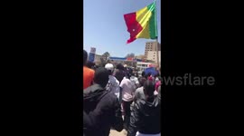 Thousands of protesters line streets as Senegal's opposition leader charged with rape