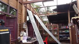 Summer storm damages hundreds of homes in Thailand
