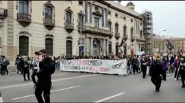 International Women's Day March in Barcelona