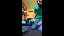 'British Trick Shot Artist Does the Falling Card Trick '