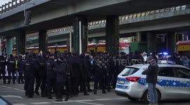 Pro-choice protesters rally in Warsaw on International Women's Day