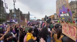 Protestors in Mexico turn violent as tension against President Andrés Manuel López Obrador escalates