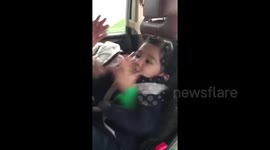 Toddler cheers for Hilary Clinton's presidential bid