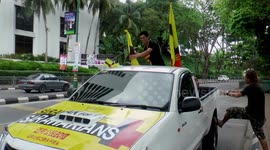 Sarawak for Sarawakians demo in Kuching,Borneo
