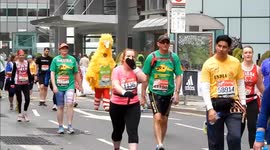Stragglers finish London Marathon