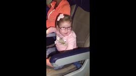 Entire plane sings happy birthday for paralysed girl