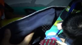 Firefighters free boy's leg from drain in China