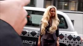 Bianca Gascoigne at stripclub relaunch