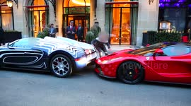 £2.5m of supercars scrape but one drives off without stopping