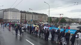 Geneva Marathon Finish Line