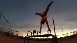 A must see - the art of reverse body control!