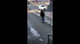 'Guy Hits his Head on Signboard While Skating'