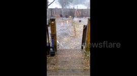 US: Early Spring Storms Bring Hail To Twin Cities 2