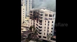 Explosion rips through apartment building in Venezuela