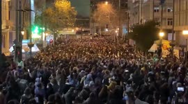 Greek protesters take to streets in support of detained hunger striker