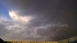 Germany: Time-Lapse Of Stunning Mammatus Clouds Over Berlin