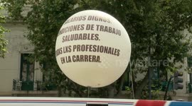 Nurses in Argentina demand recognition and priority for the COVID-19 vaccine