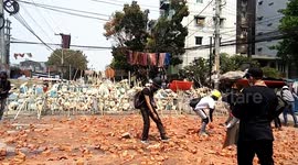 Myanmar protesters make roadblocks as military crackdown escalates