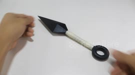 How to Make Kunai Knife from Popsicle Sticks with Easy Steps