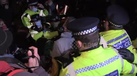 'This is no longer a vigil, it's an unlawful gathering!