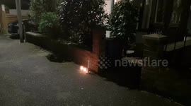 Candlelight vigil for Sarah Everard outside east London home