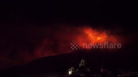 Italy's Mount Etna erupts again