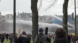 Twenty arrested at protest in the Netherlands over COVID-19 lockdown restrictions