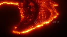 Italy Etna eruption of 15 March 2021 Clip 1