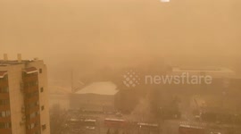 China's worst sandstorm in decade severely reduces visibility in Beijing