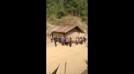 Group of villagers lift and move entire house in east India