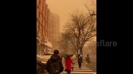 China: Worst Sandstorm In Decade Hit Beijing