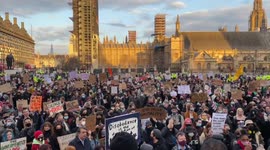 Londoners gather in huge crowd to 'kill the bill' giving cops more powers against protests