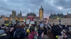 Kill the Bill protesters block London bridge