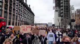UK: Protests Against Police And Killing Of Sarah Everard Continue In London