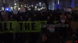 Crowd praise man's speech as he walks across Westminster Bridge
