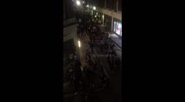 'Kill the bill' protest: Tense scenes in London's Soho as protesters run from police