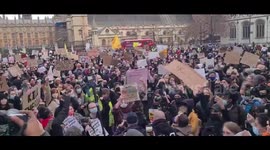 UK protest police bill and killing of Sarah Everard