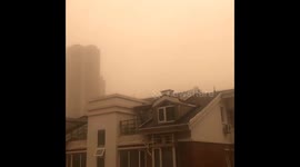 Sandstorm envelops China with unhealthy levels of devastating dust