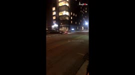 'Boy Trips and Falls While Hurdling Delivery Robots (Painful)'
