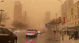 Worst sandstorm in a decade hits Chinese capital